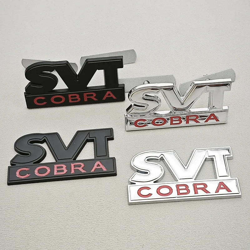 3D Metal Logo SVT COBRA Car Sticker Rear Trunk Badge Front Grille Emblem For Mustang Shelby GT500 GT350 F150 GT Accessories
3D Metal Logo SVT COBRA Car Sticker Rear Trunk Badge Front Grille Emblem For Mustang Shelby GT500 GT350 F150 GT Accessories