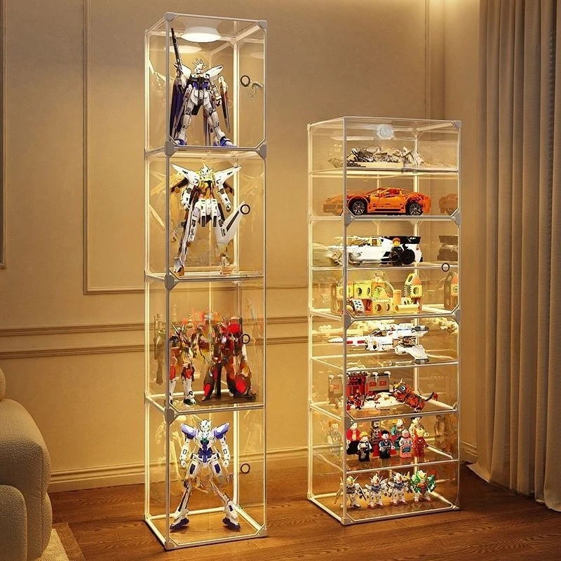 Figure display cabinet, heightened large capacity, transparent storage box
Figure display cabinet, heightened large capacity, transparent storage box