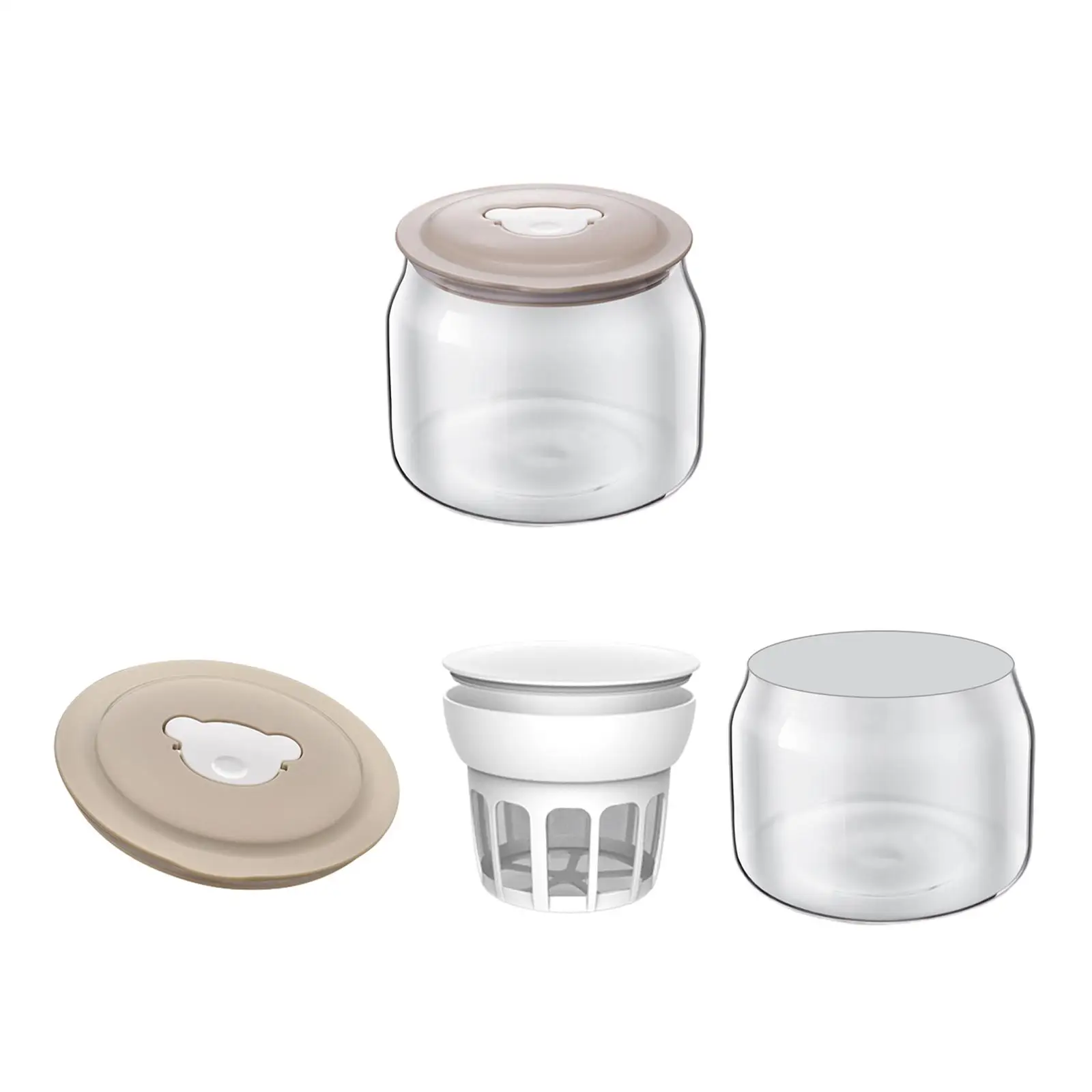Soy Milk Tea Jar Nut Milk Container Glass Food Strainer Whey Separator for Milk Mousse Small Dessert Jelly Homemade Jams
Soy Milk Tea Jar Nut Milk Container Glass Food Strainer Whey Separator for Milk Mousse Small Dessert Jelly Homemade Jams