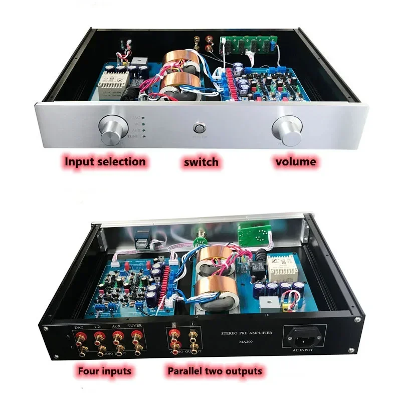 Refer to Accuphase C2820 circuit MP200 PreAmp 2.0 channel Fully discrete tube front tone preamplifier
Refer to Accuphase C2820 circuit MP200 PreAmp 2.0 channel Fully discrete tube front tone preamplifier