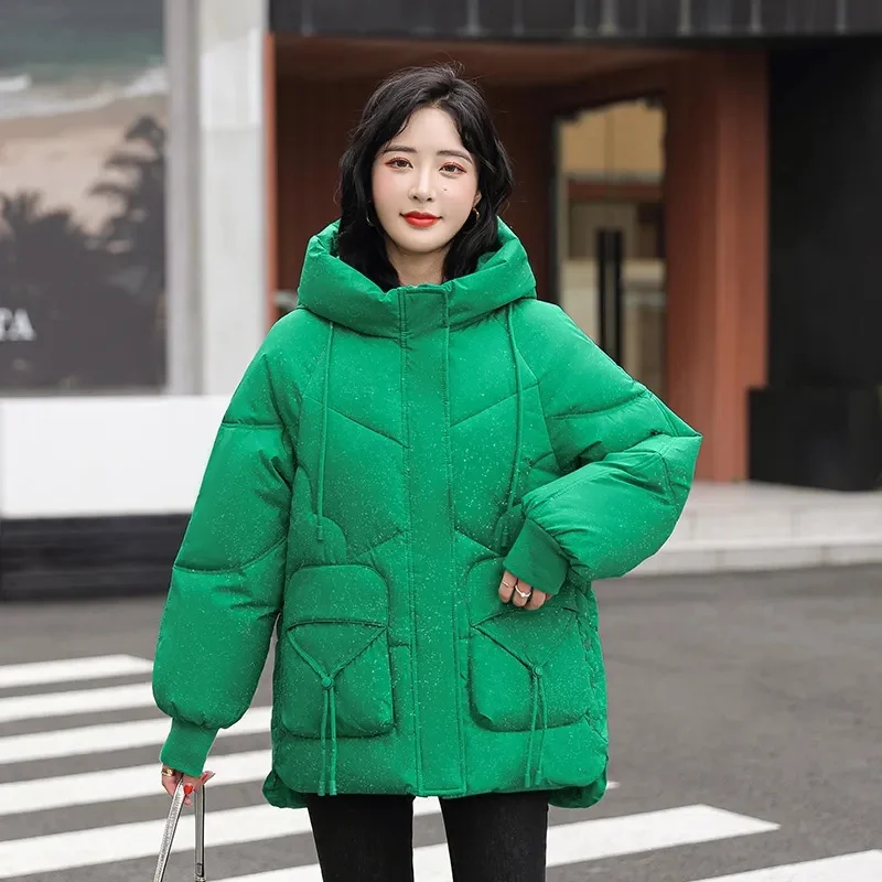 2023 New Winter Jacket Women Parkas Hooded Thick Down Cotton Padded Female Jacket Short Female Loose Coat Women Outwear
2023 New Winter Jacket Women Parkas Hooded Thick Down Cotton Padded Female Jacket Short Female Loose Coat Women Outwear