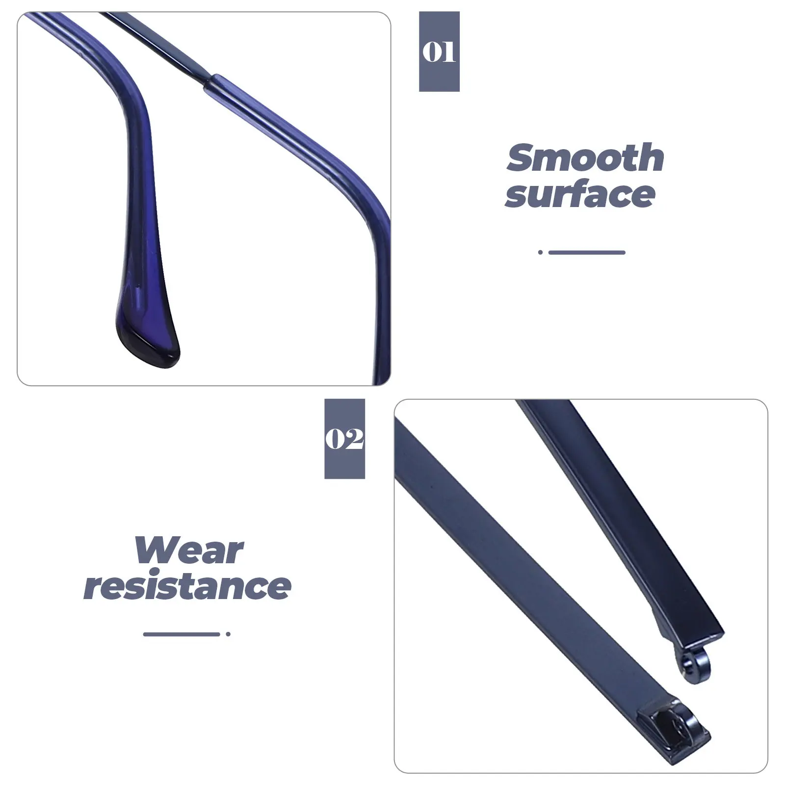 1Pair Glasses Arm Replacement Metal Eyeglasses Legs Sunglasses Replacement Temple Stable Collision Resistant Parts
1Pair Glasses Arm Replacement Metal Eyeglasses Legs Sunglasses Replacement Temple Stable Collision Resistant Parts