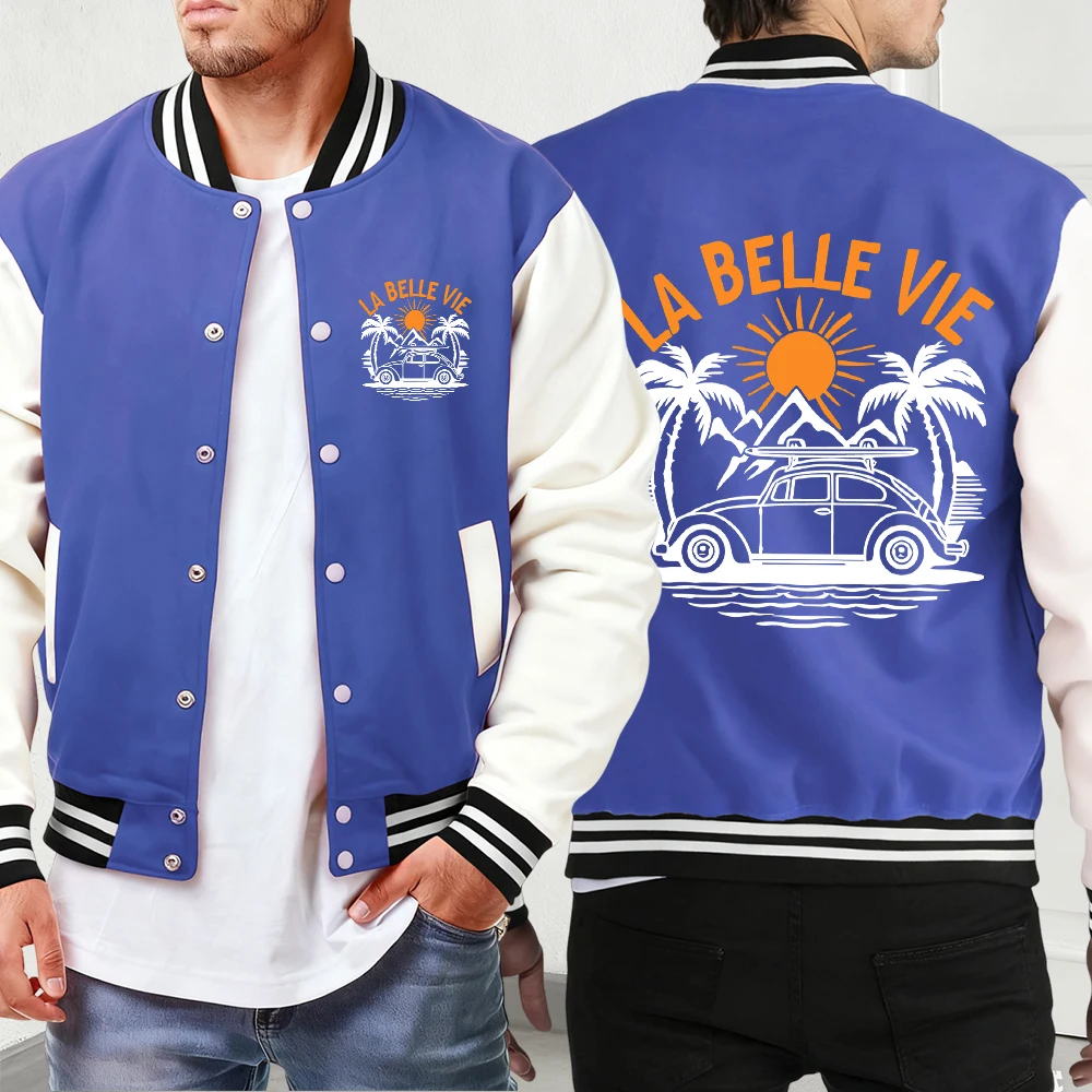 La Belle Vie Beach Prints Casual Button Menswear Comfy Pocket Jackets Men'S Classic Loose Coat Street Fashion Baseball Jersey
La Belle Vie Beach Prints Casual Button Menswear Comfy Pocket Jackets Men'S Classic Loose Coat Street Fashion Baseball Jersey