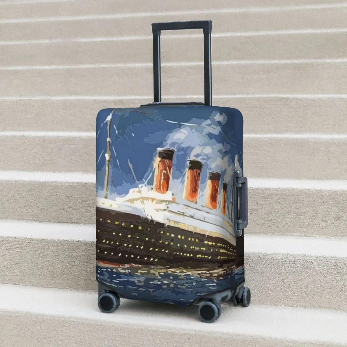 The Most Popular Ship Of All Times, Titanic. Suitcase Cover Protection Elastic Travel Luggage Protector Covers for 18-32 Inch
The Most Popular Ship Of All Times, Titanic. Suitcase Cover Protection Elastic Travel Luggage Protector Covers for 18-32 Inch