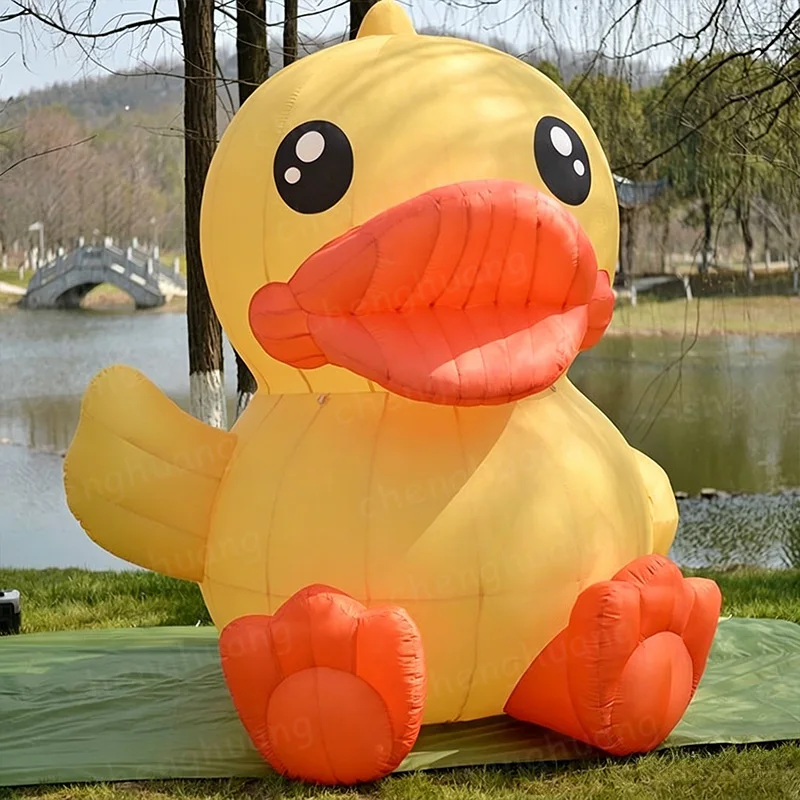 Inflatable ducks, with a blower, advertising air figures, for outdoor squares, shopping malls and event decorations
Inflatable ducks, with a blower, advertising air figures, for outdoor squares, shopping malls and event decorations