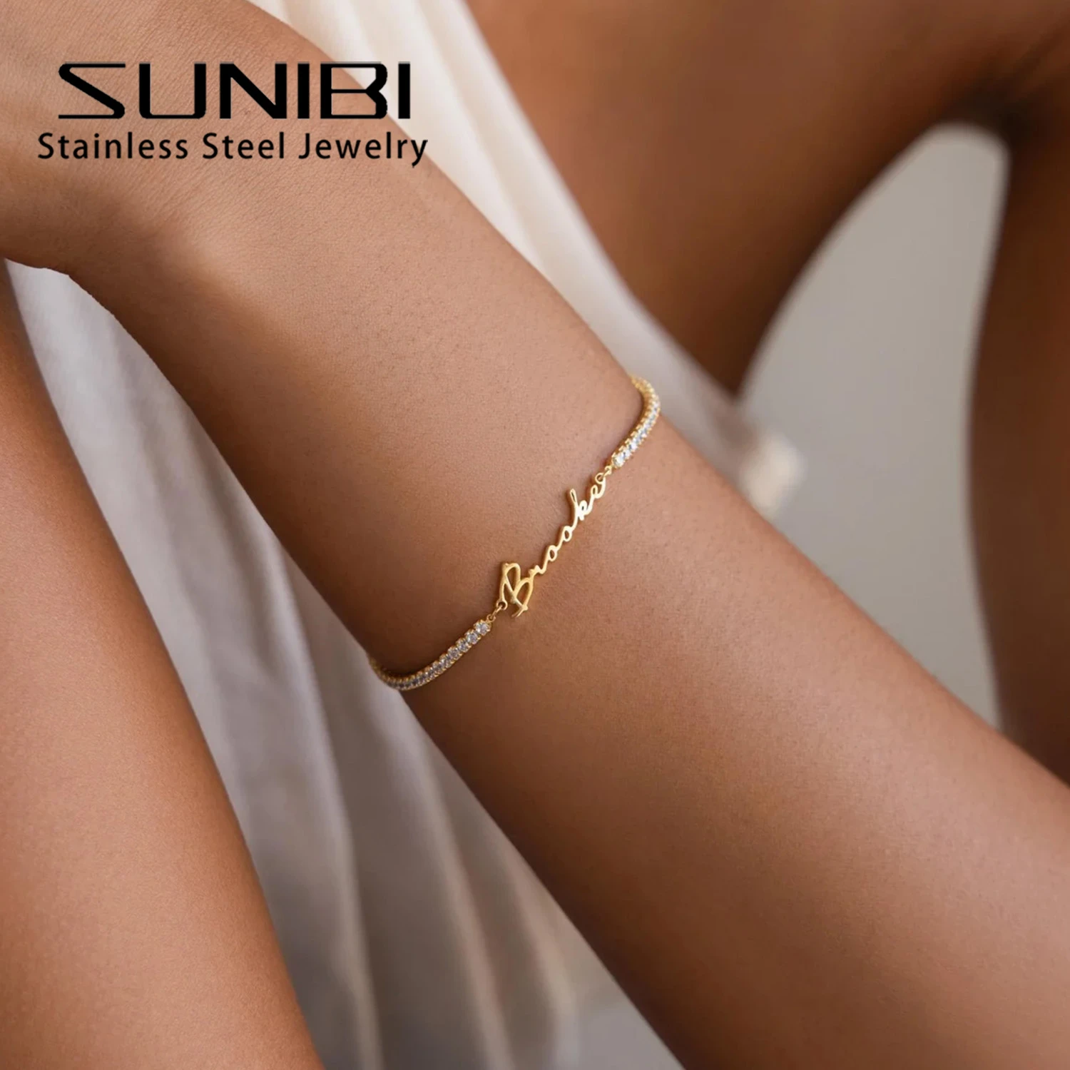 SUNIBI модные индивидуальные именные браслеты с буквами из нержавеющей стали персонализированные браслеты для женщин браслет ювелирные изделия неаллергенный подарок
SUNIBI модные индивидуальные именные браслеты с буквами из нержавеющей стали персонализированные браслеты для женщин браслет ювелирные изделия неаллергенный подарок