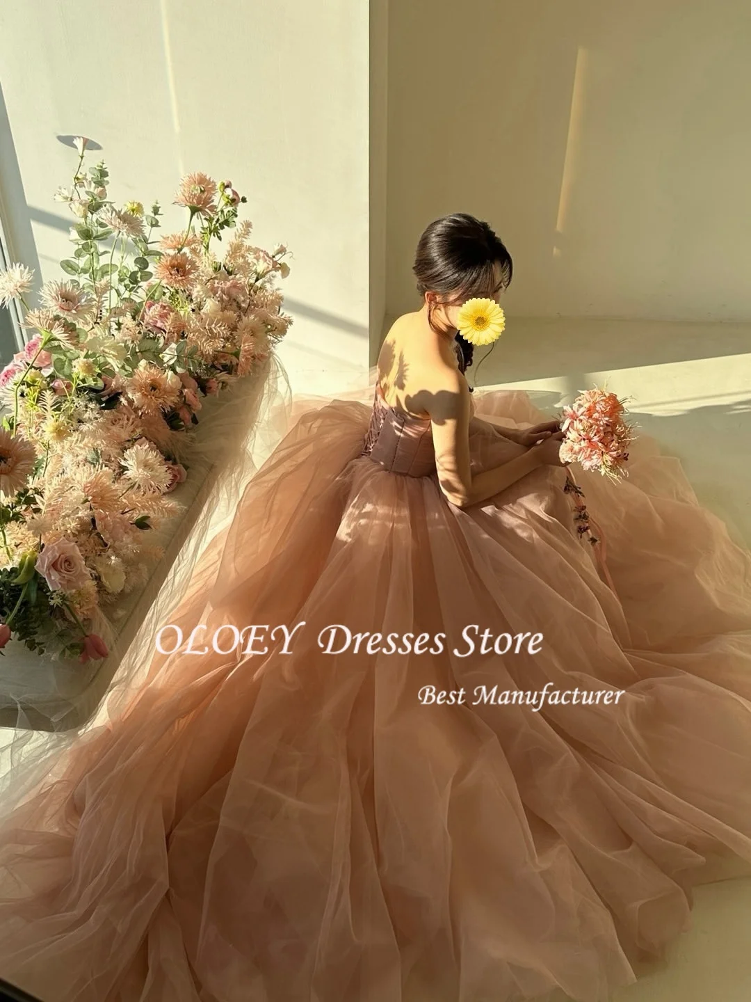 OLOEY A-line Strapless Pink Princess Korea Prom Dress Customised Evening Gowns Wedding Photoshoot Train 웨딩드레스
OLOEY A-line Strapless Pink Princess Korea Prom Dress Customised Evening Gowns Wedding Photoshoot Train 웨딩드레스