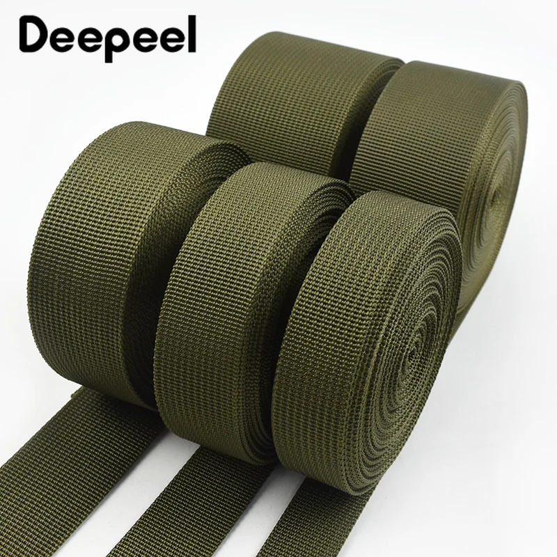 2/5/8/10M ArmyGreen Nylon Webbing 20-50mm Canvas Ribbon Strap for Safety Belt Lanyard Knapsack Sewing Bias Binding Accessories
2/5/8/10M ArmyGreen Nylon Webbing 20-50mm Canvas Ribbon Strap for Safety Belt Lanyard Knapsack Sewing Bias Binding Accessories