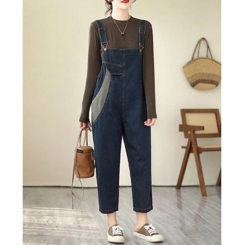 Denim Jumpsuits for Women Cross Pants Oversized Overalls for Women Clothes Korean Style Vintage Playsuits Casual Loose Trousers
Denim Jumpsuits for Women Cross Pants Oversized Overalls for Women Clothes Korean Style Vintage Playsuits Casual Loose Trousers