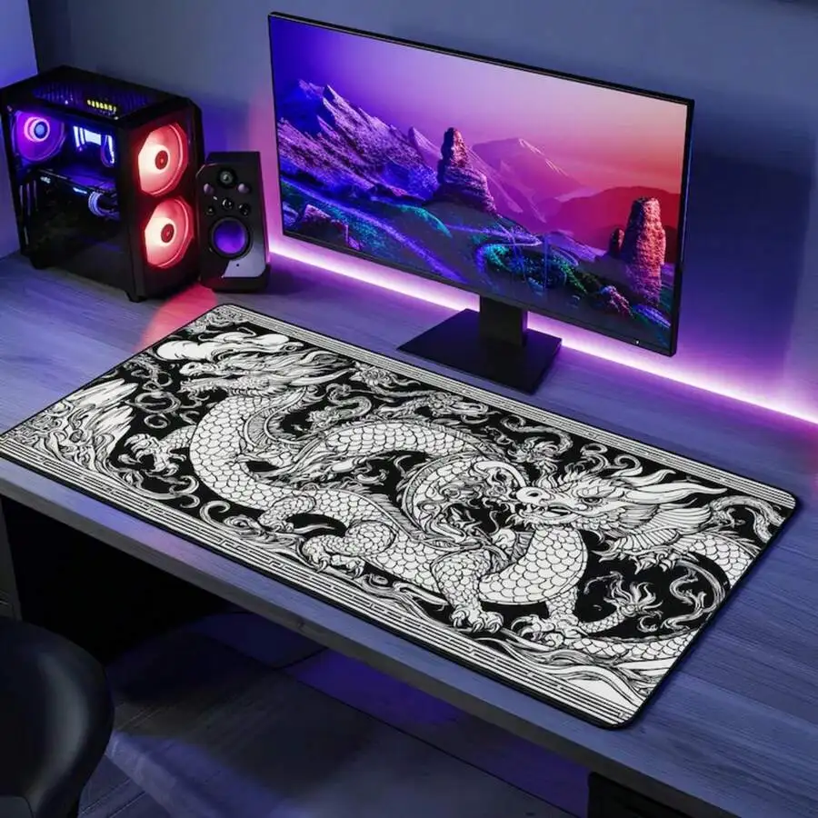 Large Chinese Dragon Desk Mat XXL Non-Slip Gaming Mouse Pad Aesthetic Office Computer Decor
Large Chinese Dragon Desk Mat XXL Non-Slip Gaming Mouse Pad Aesthetic Office Computer Decor