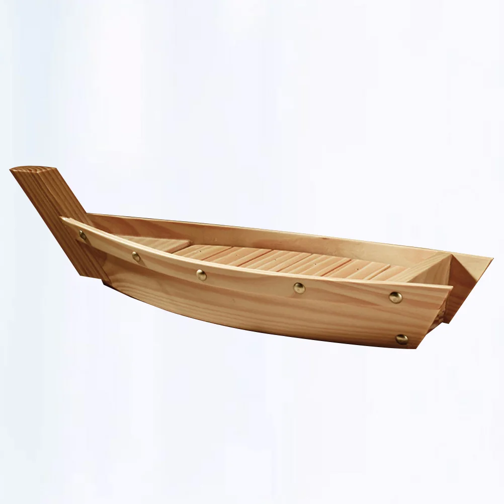Wooden Sushi Plate Boat Shaped Dish Japanese Style Snack Tray Serving Dish for Home Restaurant ( Size)
Wooden Sushi Plate Boat Shaped Dish Japanese Style Snack Tray Serving Dish for Home Restaurant ( Size)