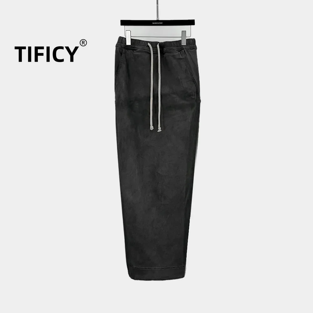 High Street Fashion Women's Autumn and Winter Denim Water Gun Wash Grey Drawstring Long Hip Hugging Casual Slit Skirt
High Street Fashion Women's Autumn and Winter Denim Water Gun Wash Grey Drawstring Long Hip Hugging Casual Slit Skirt