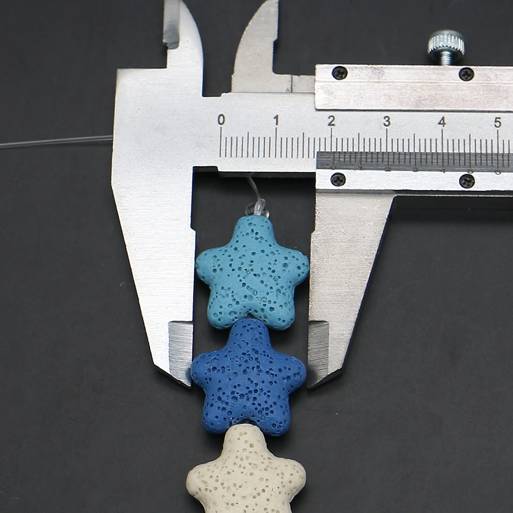 20x21mm Dyed Volcanic Rock Loose Bead Carved Star-shaped Straight-hole Handmade Creative Necklace Bracelet Jewelry Components
20x21mm Dyed Volcanic Rock Loose Bead Carved Star-shaped Straight-hole Handmade Creative Necklace Bracelet Jewelry Components