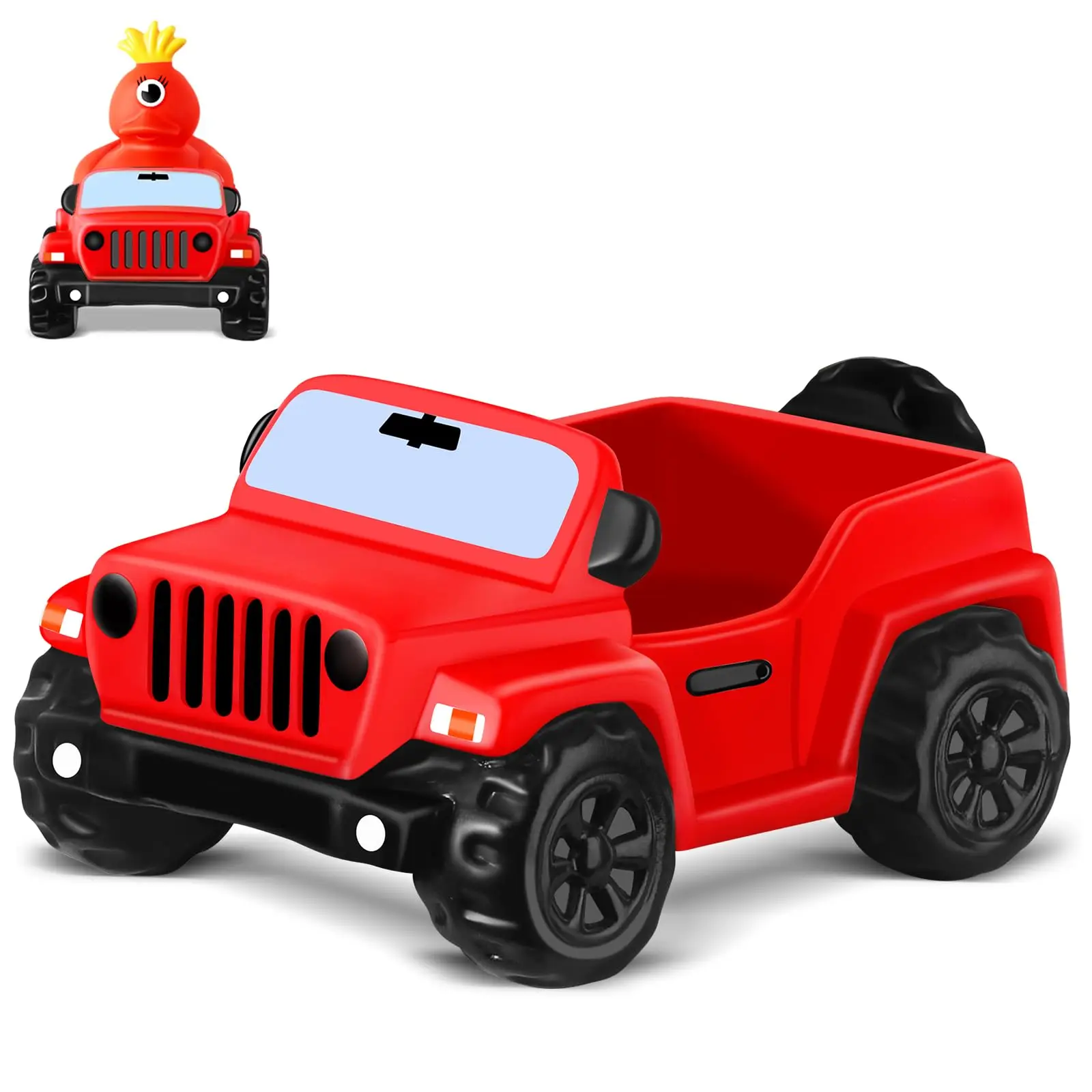Jeep for Rubber Ducks, 3,5-дюймовая игрушка Jeep Match большинства 2-дюймовых резиновых уток, игрушка Jeep для украшения приборной панели Jeep Du
Jeep for Rubber Ducks, 3,5-дюймовая игрушка Jeep Match большинства 2-дюймовых резиновых уток, игрушка Jeep для украшения приборной панели Jeep Du