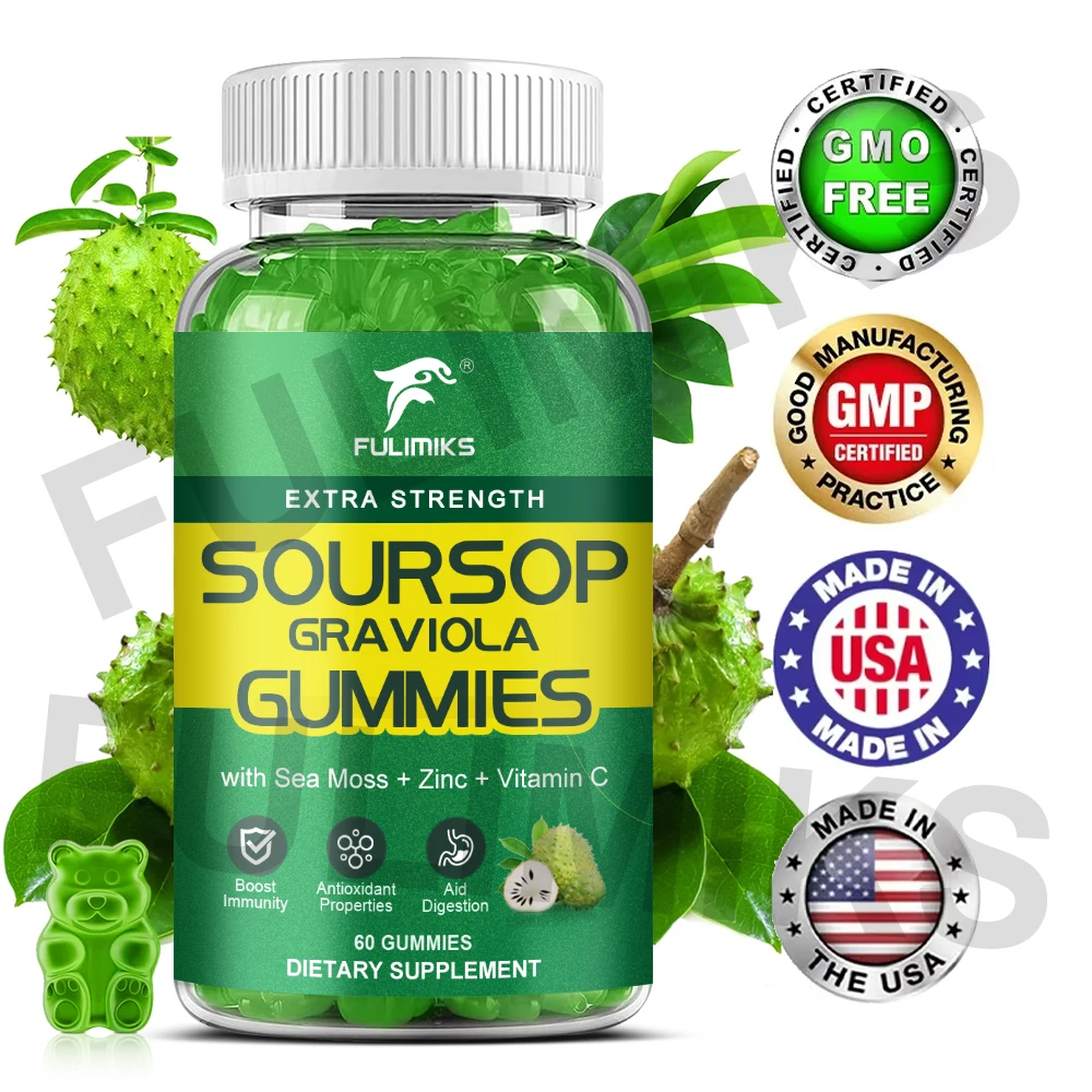Soursop Graviola Gummies — экстракт листьев Soursop с витаминами C, цинком и цельной едой для иммунитета, печени, Zzz и антиоксидантов
Soursop Graviola Gummies — экстракт листьев Soursop с витаминами C, цинком и цельной едой для иммунитета, печени, Zzz и антиоксидантов