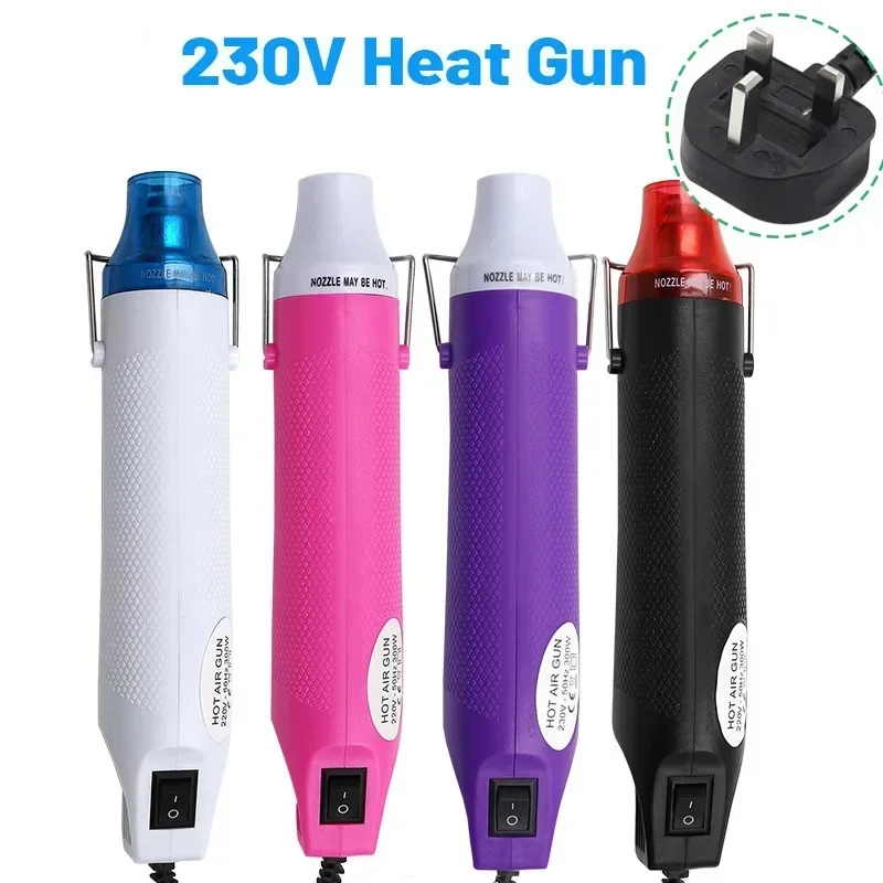 230V British standard hot air gun rubber stamp convex powder embossing powder heat shrinkable sheet handmade clay making tool
230V British standard hot air gun rubber stamp convex powder embossing powder heat shrinkable sheet handmade clay making tool