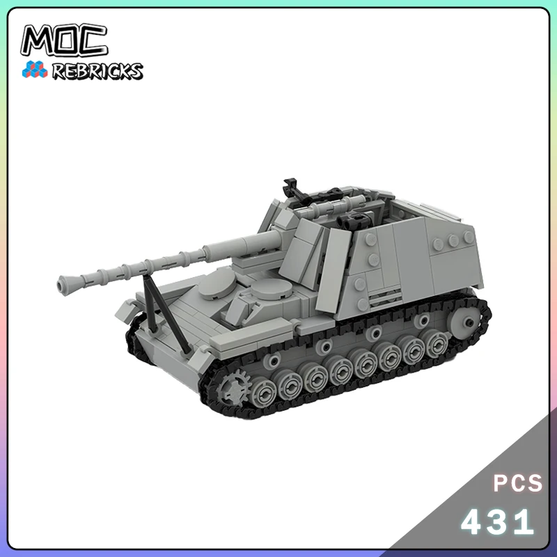 WW2 Nashorn масштаб 1/45 военный тяжелый танк-разрушитель модель автомобиля строительный блок DIY набор технология кирпич игрушка для мальчика Рождественский подарок
WW2 Nashorn масштаб 1/45 военный тяжелый танк-разрушитель модель автомобиля строительный блок DIY набор технология кирпич игрушка для мальчика Рождественский подарок