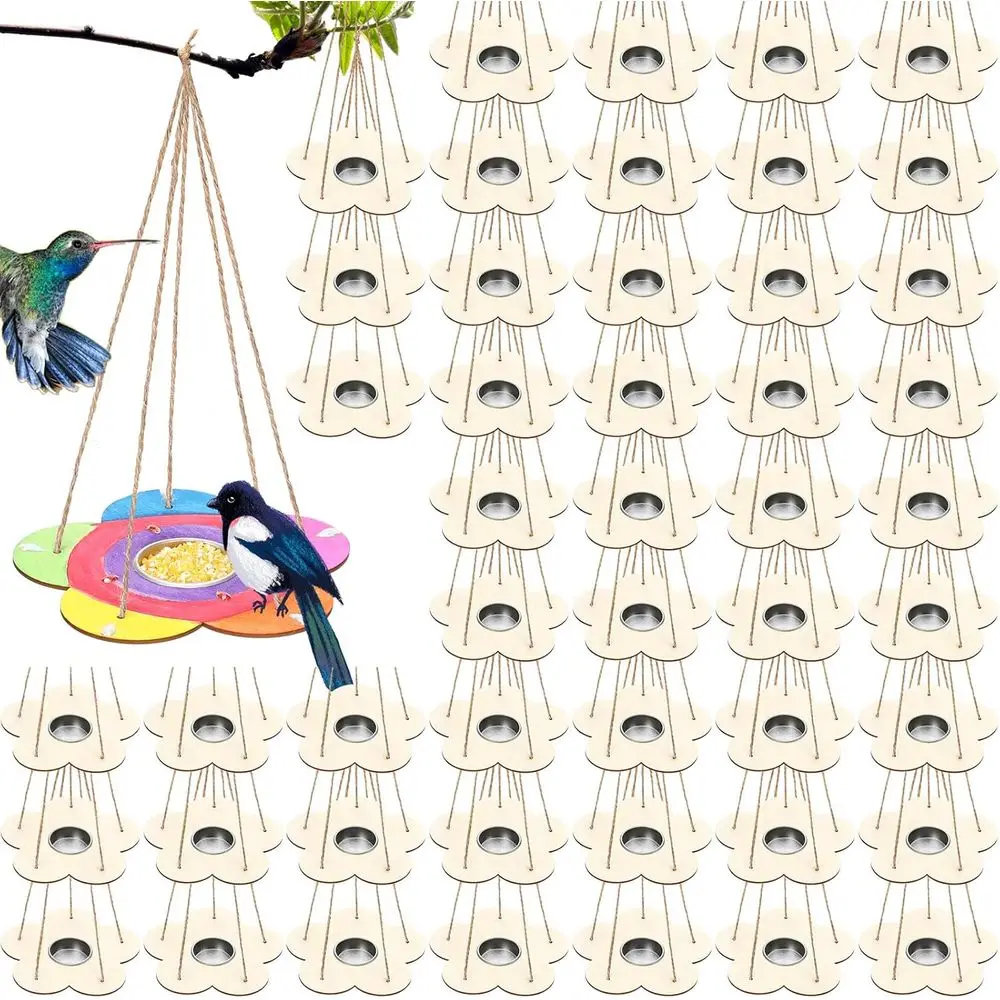 60-Piece Kids Bird Feeder Craft Kits for Ages 3-8: Wooden Painting DIY Outdoor Party Favors
60-Piece Kids Bird Feeder Craft Kits for Ages 3-8: Wooden Painting DIY Outdoor Party Favors