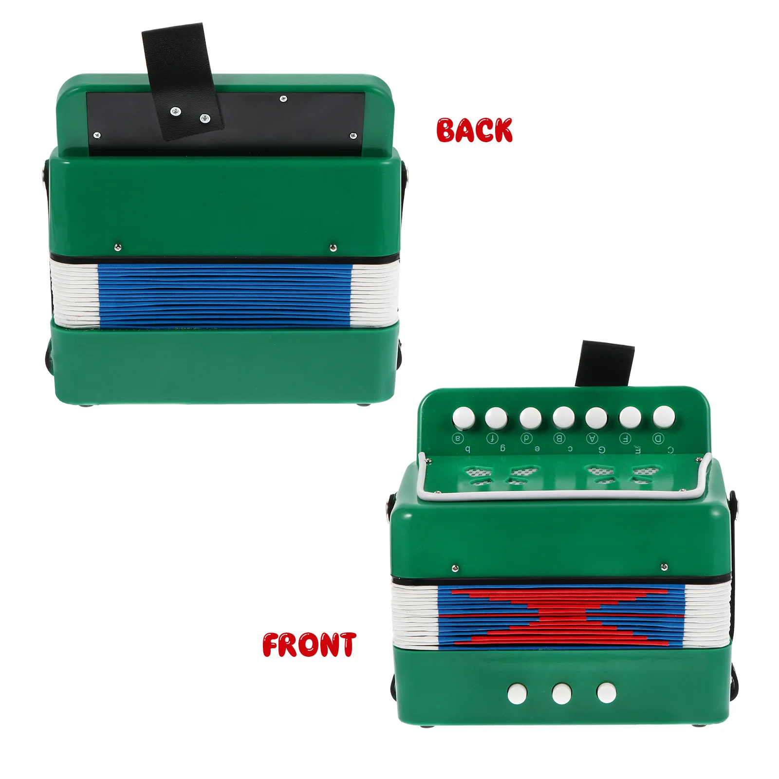 7-key Accordion Kids Toy Introductory Musical Instrument Toys Children Educational Plaything Instruments
7-key Accordion Kids Toy Introductory Musical Instrument Toys Children Educational Plaything Instruments