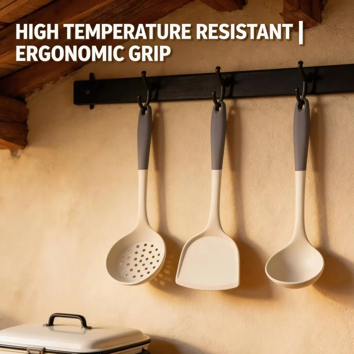 Kitchenware Set Food Grade Silicone Spatula Non-stick Pan Special High Temperature Resistant Kitchen Cooking Soup Spoon Colander
Kitchenware Set Food Grade Silicone Spatula Non-stick Pan Special High Temperature Resistant Kitchen Cooking Soup Spoon Colander