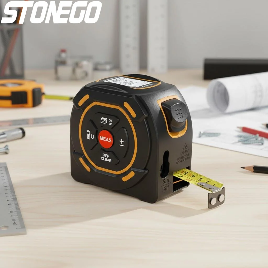 Digital Laser Tape Measure 2 in 1 High Precision Rangefinder 131ft 197ft Steel Measuring Tape Rule Tool
Digital Laser Tape Measure 2 in 1 High Precision Rangefinder 131ft 197ft Steel Measuring Tape Rule Tool
