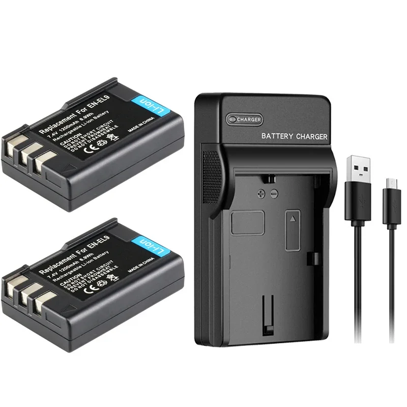 1250mAh EN-EL9 EN-EL9a Rechargeable Battery For Nikon D5000 D3000 D60 D40 D40X Carema Li-ion Battery Charger
1250mAh EN-EL9 EN-EL9a Rechargeable Battery For Nikon D5000 D3000 D60 D40 D40X Carema Li-ion Battery Charger