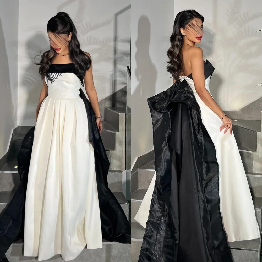 Customized Simple Sizes Available Casual A-line Strapless Pleat Ruched Tassel Long Dresses Bespoke Occasion Dresses High Quality
Customized Simple Sizes Available Casual A-line Strapless Pleat Ruched Tassel Long Dresses Bespoke Occasion Dresses High Quality