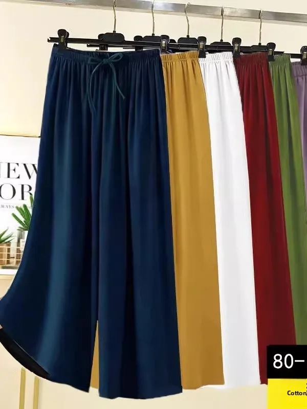 Cool Cotton Ladies Casual Home Pants Summer Outdoor Wearable Silk Sleepwear High Waist Long Trousers Pure Color Home Pants
Cool Cotton Ladies Casual Home Pants Summer Outdoor Wearable Silk Sleepwear High Waist Long Trousers Pure Color Home Pants