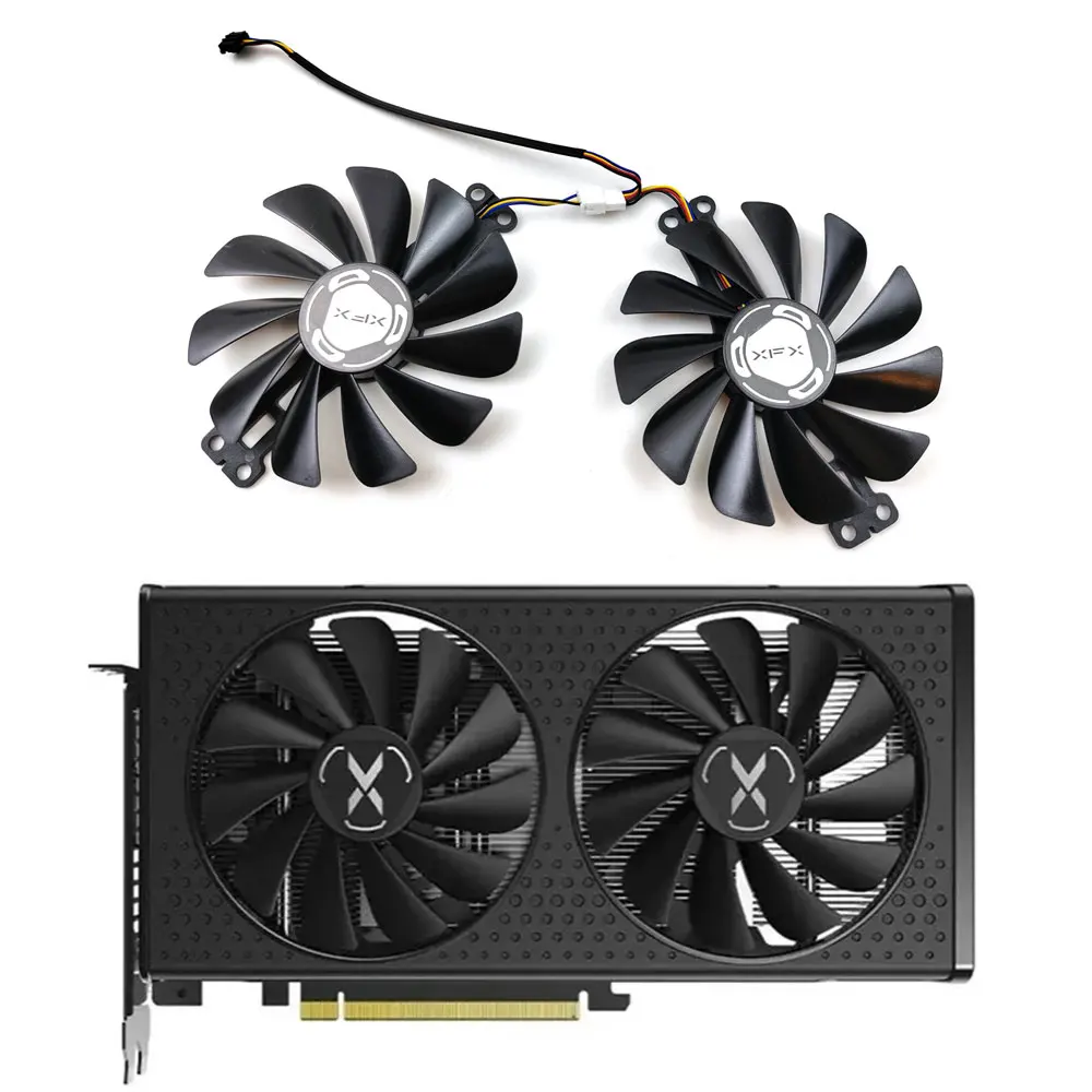 New 95mm 4pin FY010010M12LPA FDC10U12S9-C RX6600 6600XT GPU Cooler for XFX Radeon RX 6600 6600XT Gaming Graphics Card Fan
New 95mm 4pin FY010010M12LPA FDC10U12S9-C RX6600 6600XT GPU Cooler for XFX Radeon RX 6600 6600XT Gaming Graphics Card Fan