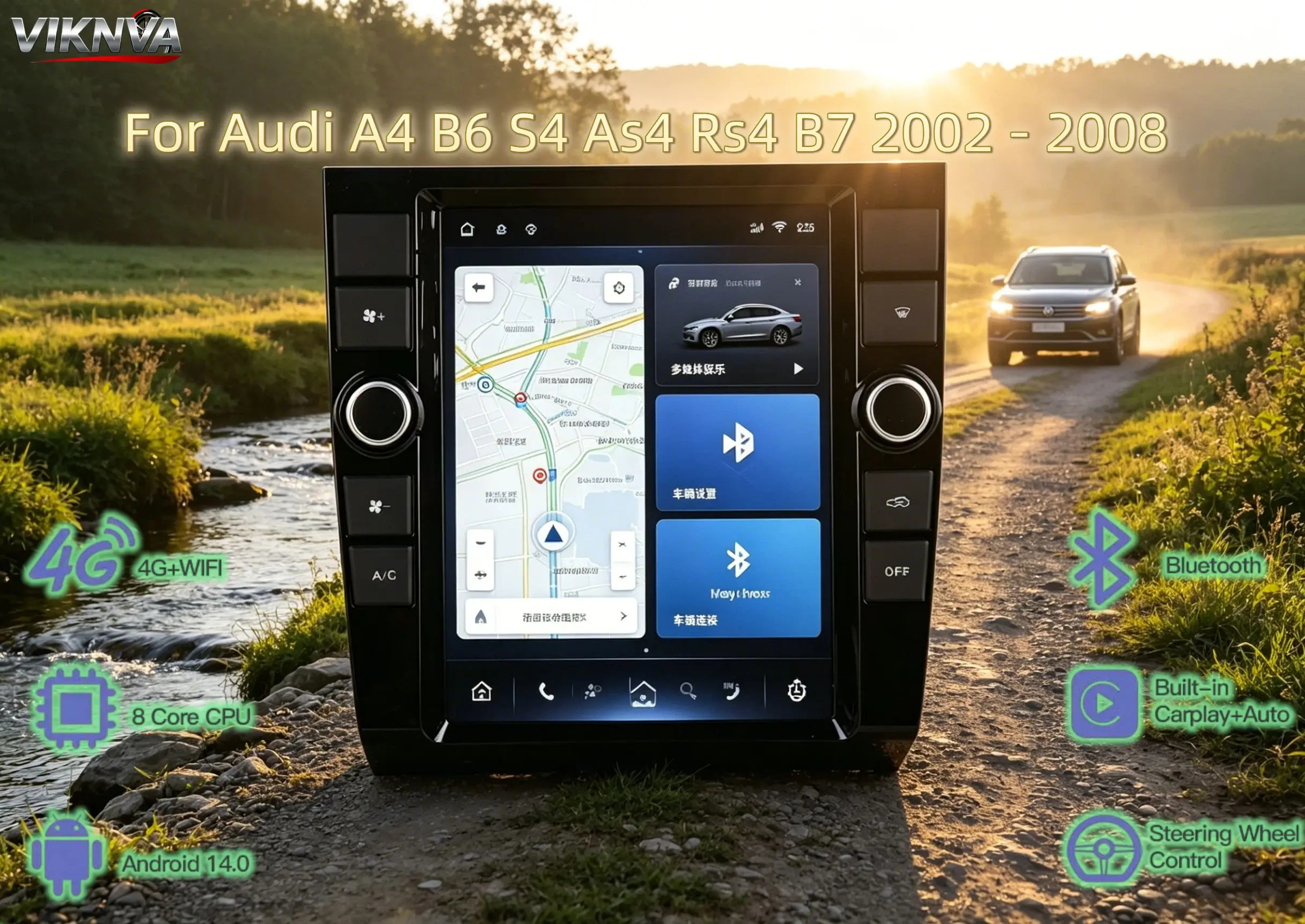 For Audi A4 B6 S4 RS4 B7 2002 - 2008 android 2 Din Style Car Radio Stereo Autoradio Multimedia Player GPS Navi Unit
For Audi A4 B6 S4 RS4 B7 2002 - 2008 android 2 Din Style Car Radio Stereo Autoradio Multimedia Player GPS Navi Unit