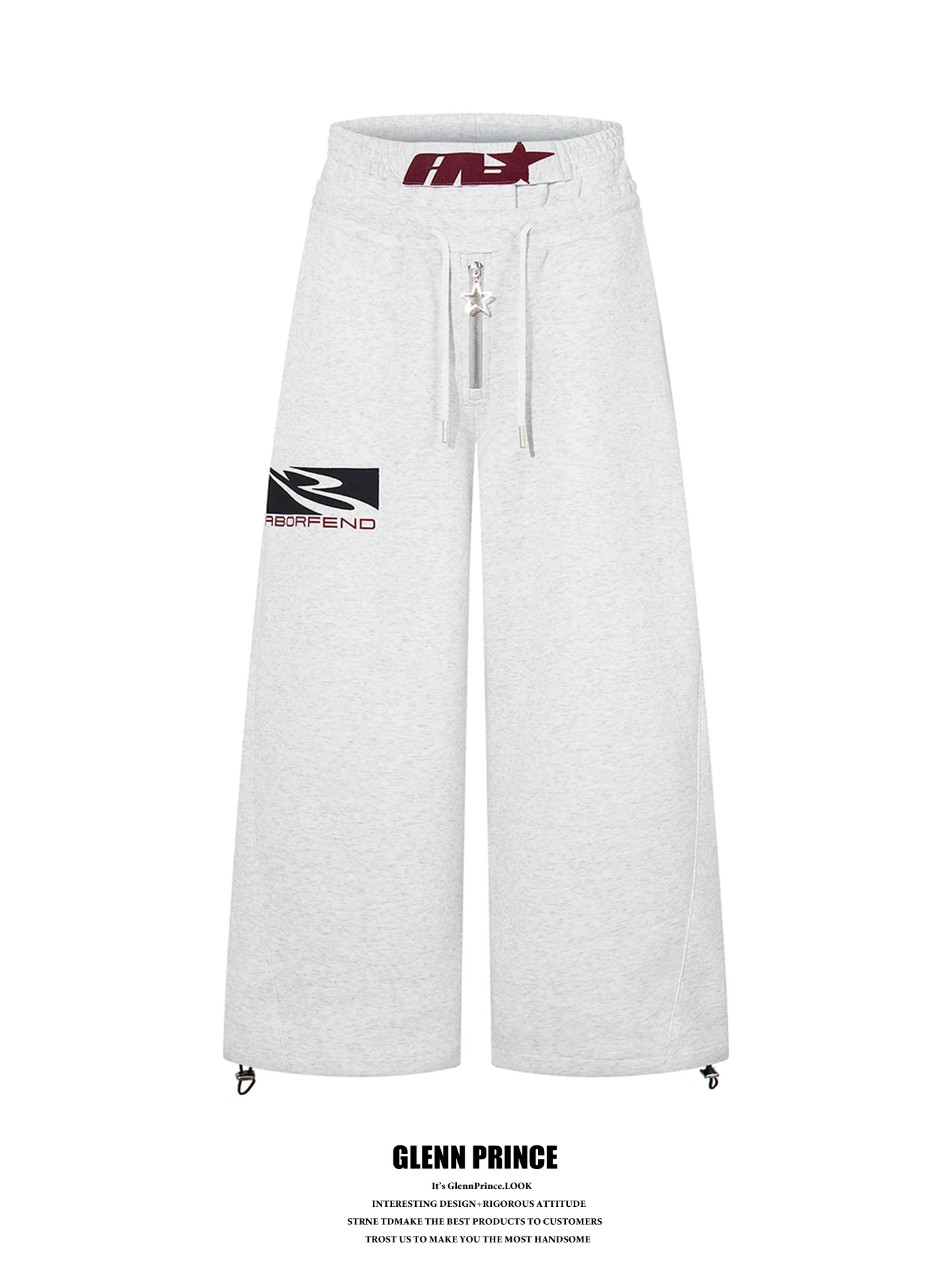 GPstudio American High Street Double Waist Zipper Design Sport Pants Men Trendy Loose Straight Leg Sweatpants
GPstudio American High Street Double Waist Zipper Design Sport Pants Men Trendy Loose Straight Leg Sweatpants