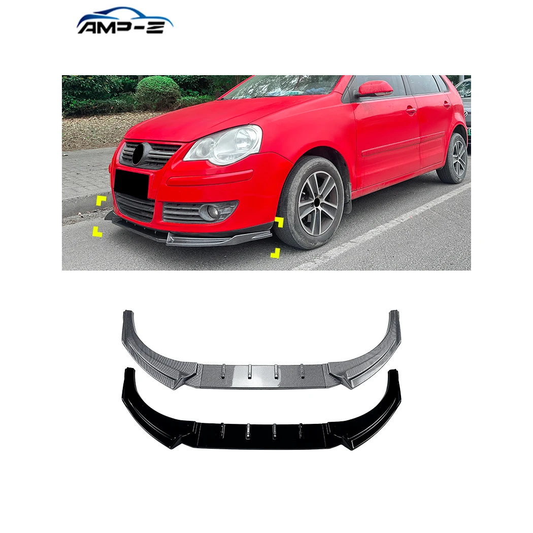 AMP-Z Polo Gloss Black ABS Body Kit Front Bumper Splitter Lip Spoiler for VW Polo MK4 9N Facelift 2005-2008 Car Accessories
AMP-Z Polo Gloss Black ABS Body Kit Front Bumper Splitter Lip Spoiler for VW Polo MK4 9N Facelift 2005-2008 Car Accessories