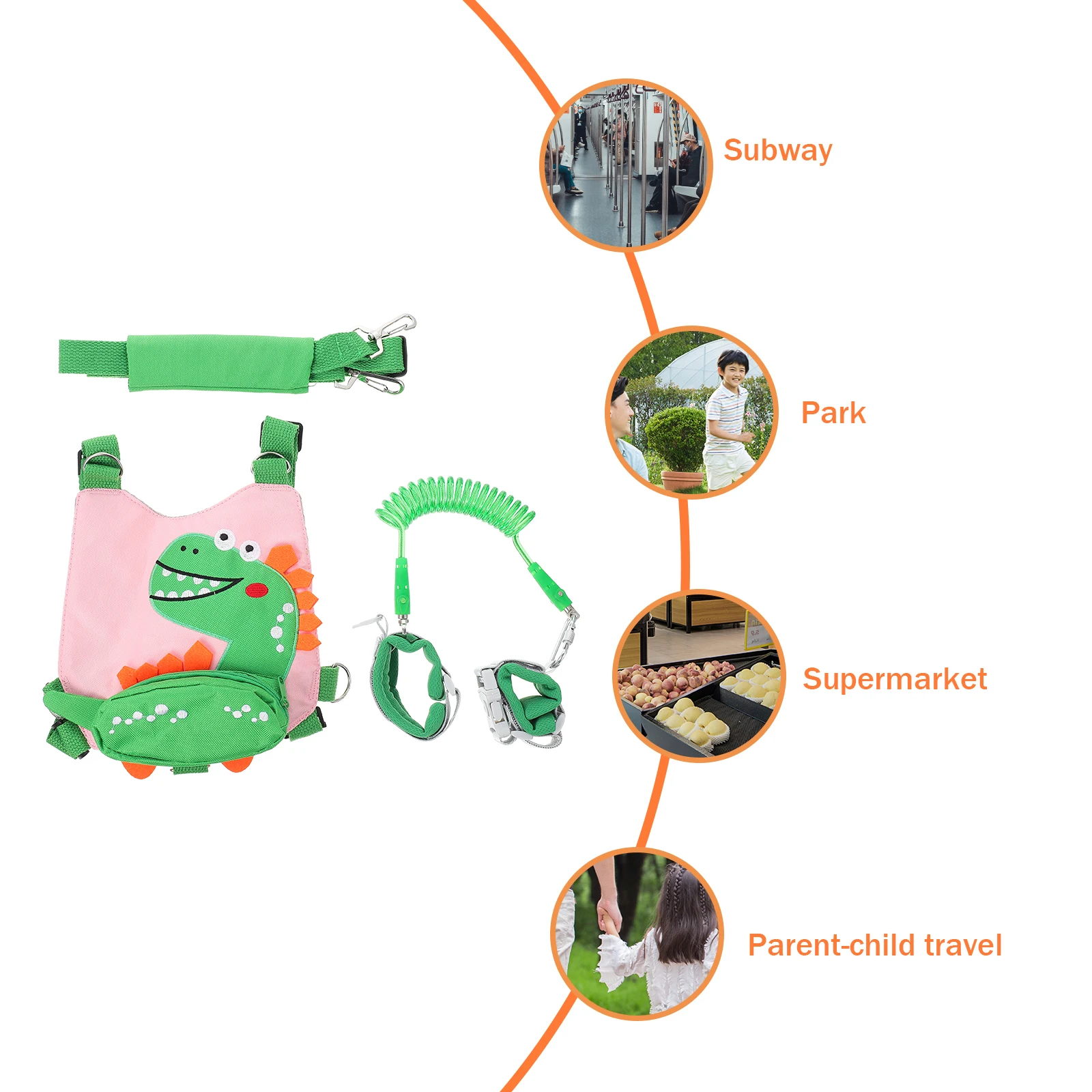 Harness Toddler Walking Strap Adjustable Wrist Link Durable Extendable 1.5M Skin Friendly Breathable For
Harness Toddler Walking Strap Adjustable Wrist Link Durable Extendable 1.5M Skin Friendly Breathable For