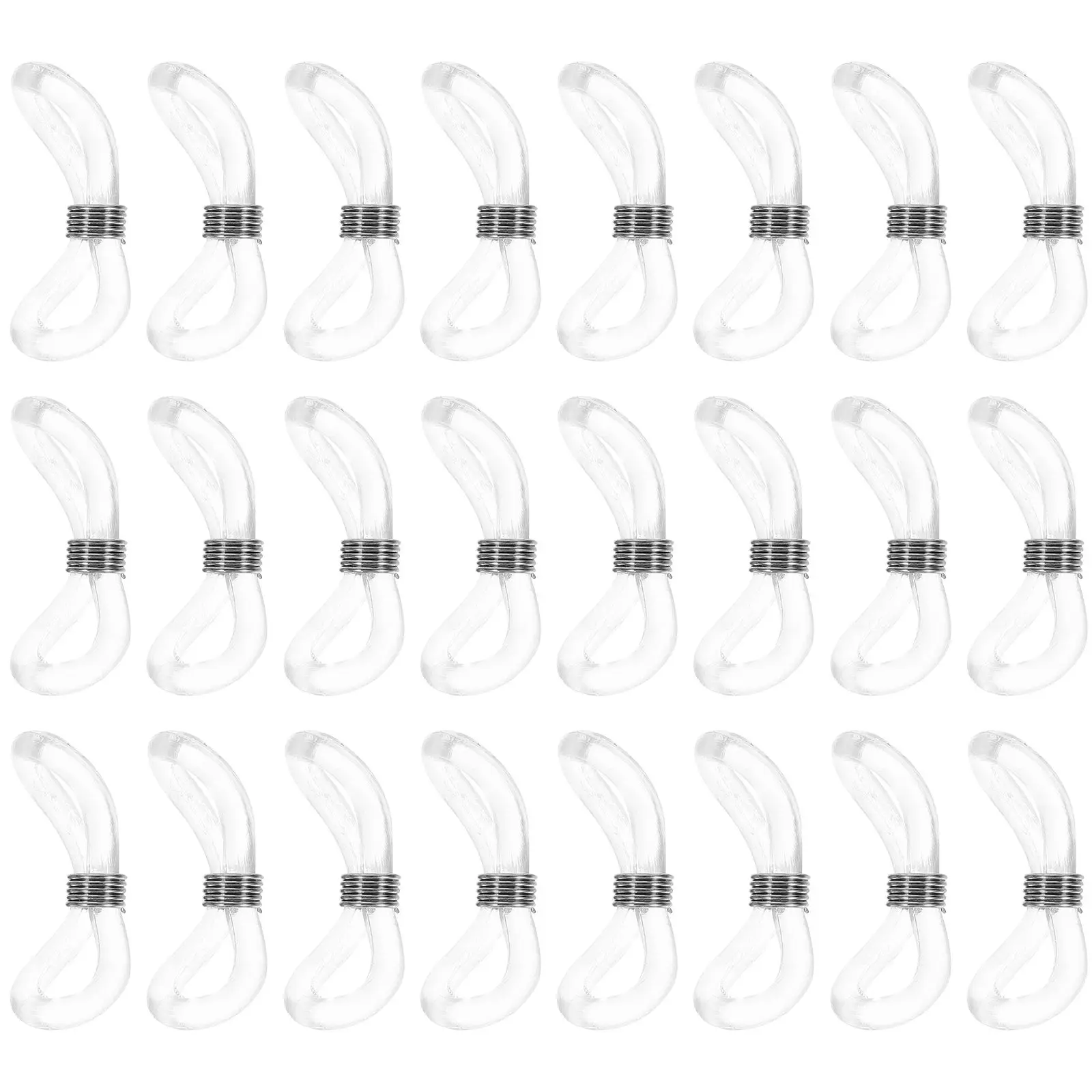 25pcs Eyeglass Ends Rubber Holder Anti-slip Metal Coil Adjustable Eyeglass Cord Ends 25x4mm Glasses Accessories
25pcs Eyeglass Ends Rubber Holder Anti-slip Metal Coil Adjustable Eyeglass Cord Ends 25x4mm Glasses Accessories