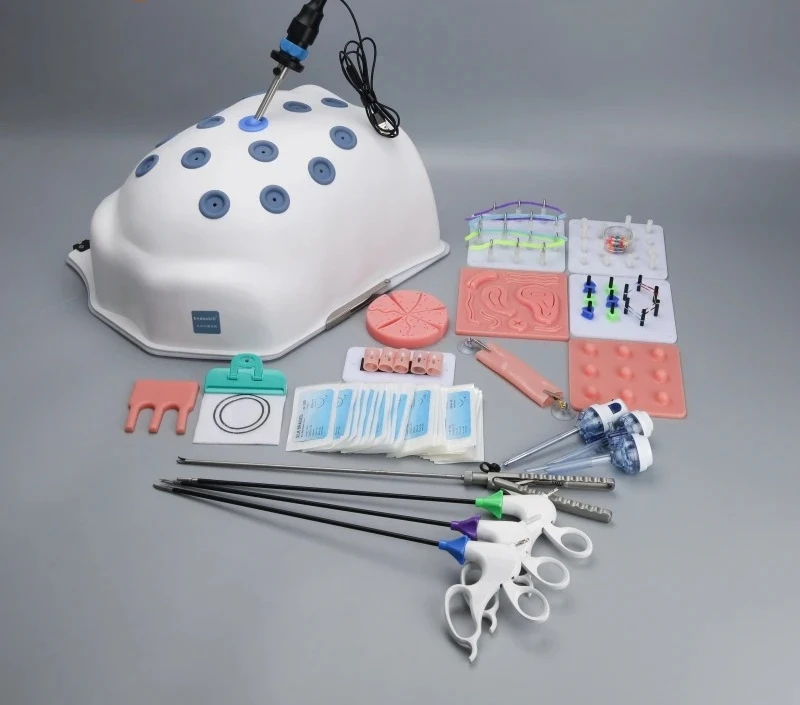 Simulated Insufflated Belly Trainer Simulator Training Box HD And 10 Training Modules 
Simulated Insufflated Belly Trainer Simulator Training Box HD And 10 Training Modules