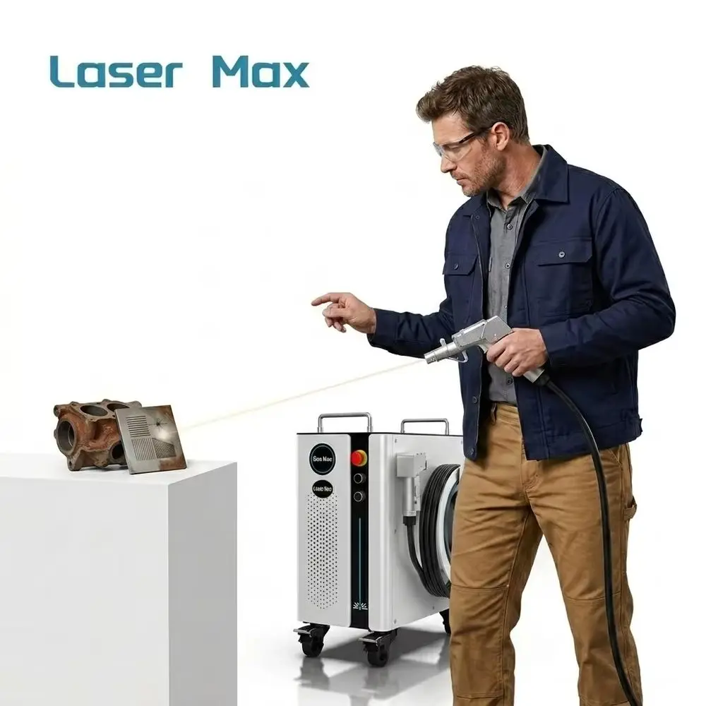 Laser Max 1000w 1500w 2000w Laser Cleaner Rust Paint Removing Machine Fiber Portable Laser Cleaning Machine
Laser Max 1000w 1500w 2000w Laser Cleaner Rust Paint Removing Machine Fiber Portable Laser Cleaning Machine