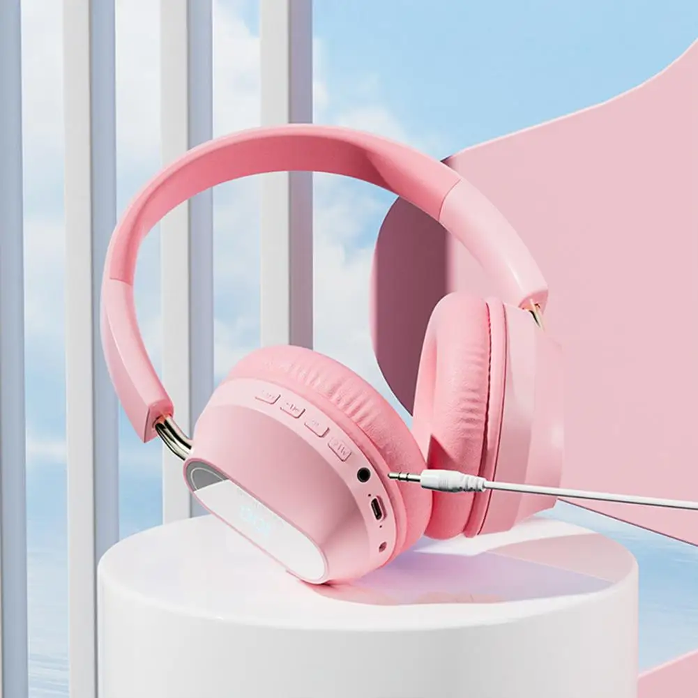Gamer Headphone Useful LED Power Display Multifunction Bluetooth-compatible 5.2 Long Endurance Headset for Gaming
Gamer Headphone Useful LED Power Display Multifunction Bluetooth-compatible 5.2 Long Endurance Headset for Gaming