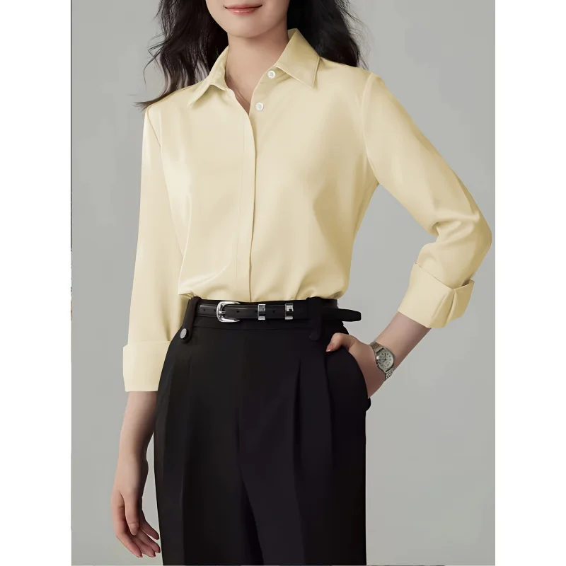 2024 New French-Style Professional Women's Blouse, Elegant Long-Sleeve Top
2024 New French-Style Professional Women's Blouse, Elegant Long-Sleeve Top