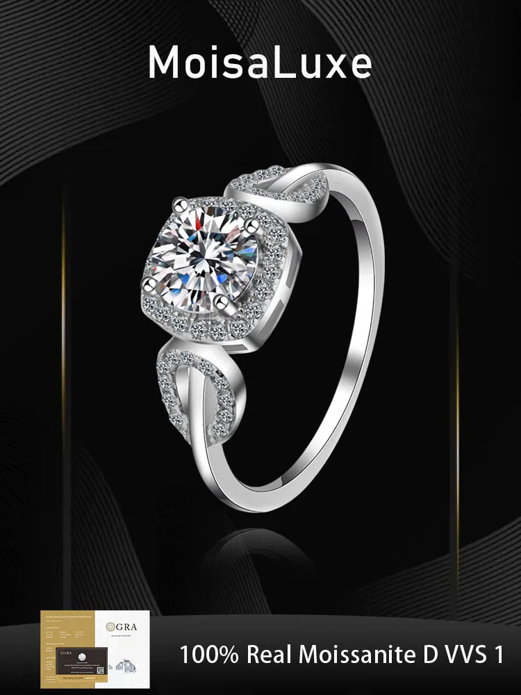 MoisaLuxe Official Store GRA Moissanite Plata Sterling 925 Silver Female Moissanite Leaf Ring Pt950 Fashion Luxury Rings
MoisaLuxe Official Store GRA Moissanite Plata Sterling 925 Silver Female Moissanite Leaf Ring Pt950 Fashion Luxury Rings