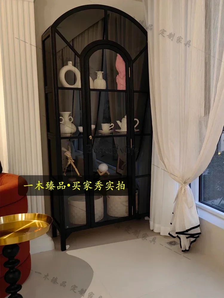 yj21 light luxury solid wood bookcase simple household high-end arched display cabinet with glass door
yj21 light luxury solid wood bookcase simple household high-end arched display cabinet with glass door
