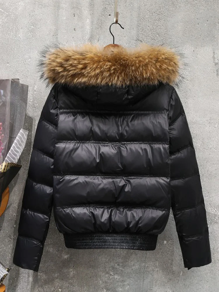 New 2023 Big Winter Real Raccoon Fur Coat Women Hooded Short Warm Puffer Jacket Waterproof Female White Duck Down Parka
New 2023 Big Winter Real Raccoon Fur Coat Women Hooded Short Warm Puffer Jacket Waterproof Female White Duck Down Parka