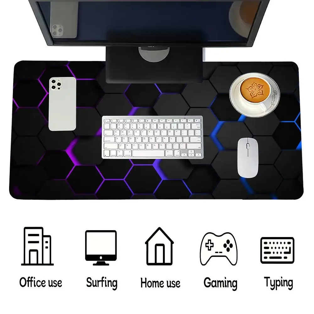 Honeycomb shaped pattern mouse pad rubber anti slip computer deskpad notebook keyboard PC accessories thickened expansion pads
Honeycomb shaped pattern mouse pad rubber anti slip computer deskpad notebook keyboard PC accessories thickened expansion pads