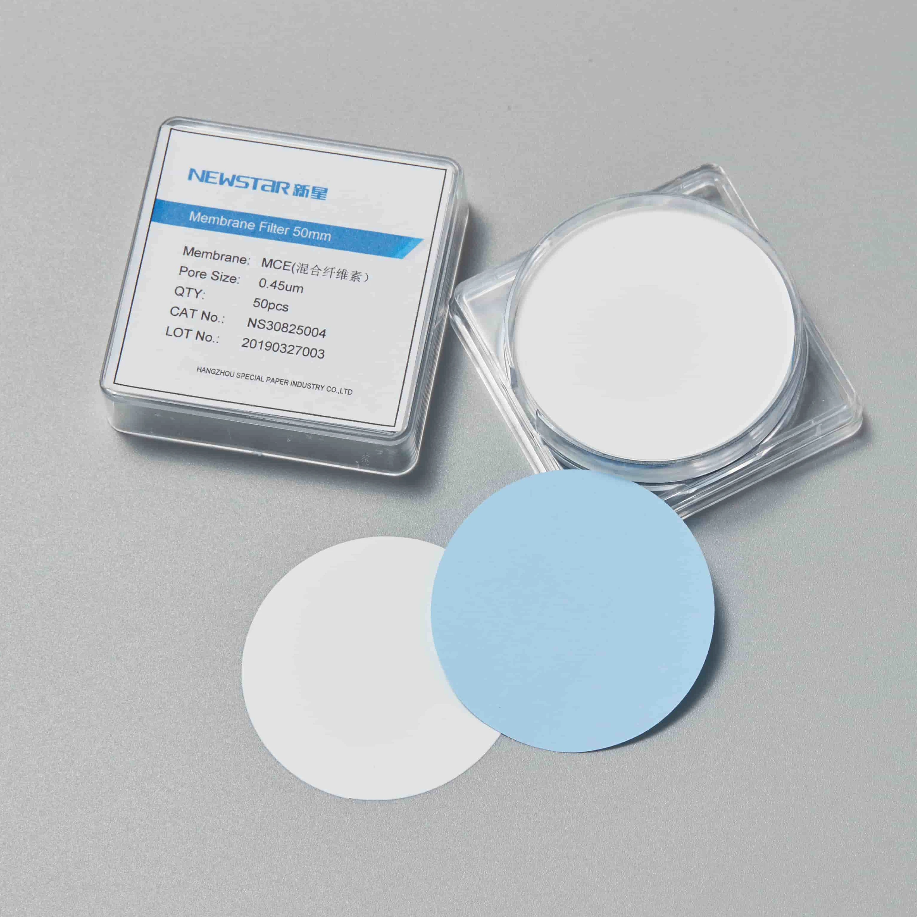 MCE Filter Membrane Mixed Cellulose Ester Filter Micro Membrane Filter Diam. 47 50 mm Pore Size 0.22 0.45 0.8 5um
MCE Filter Membrane Mixed Cellulose Ester Filter Micro Membrane Filter Diam. 47 50 mm Pore Size 0.22 0.45 0.8 5um