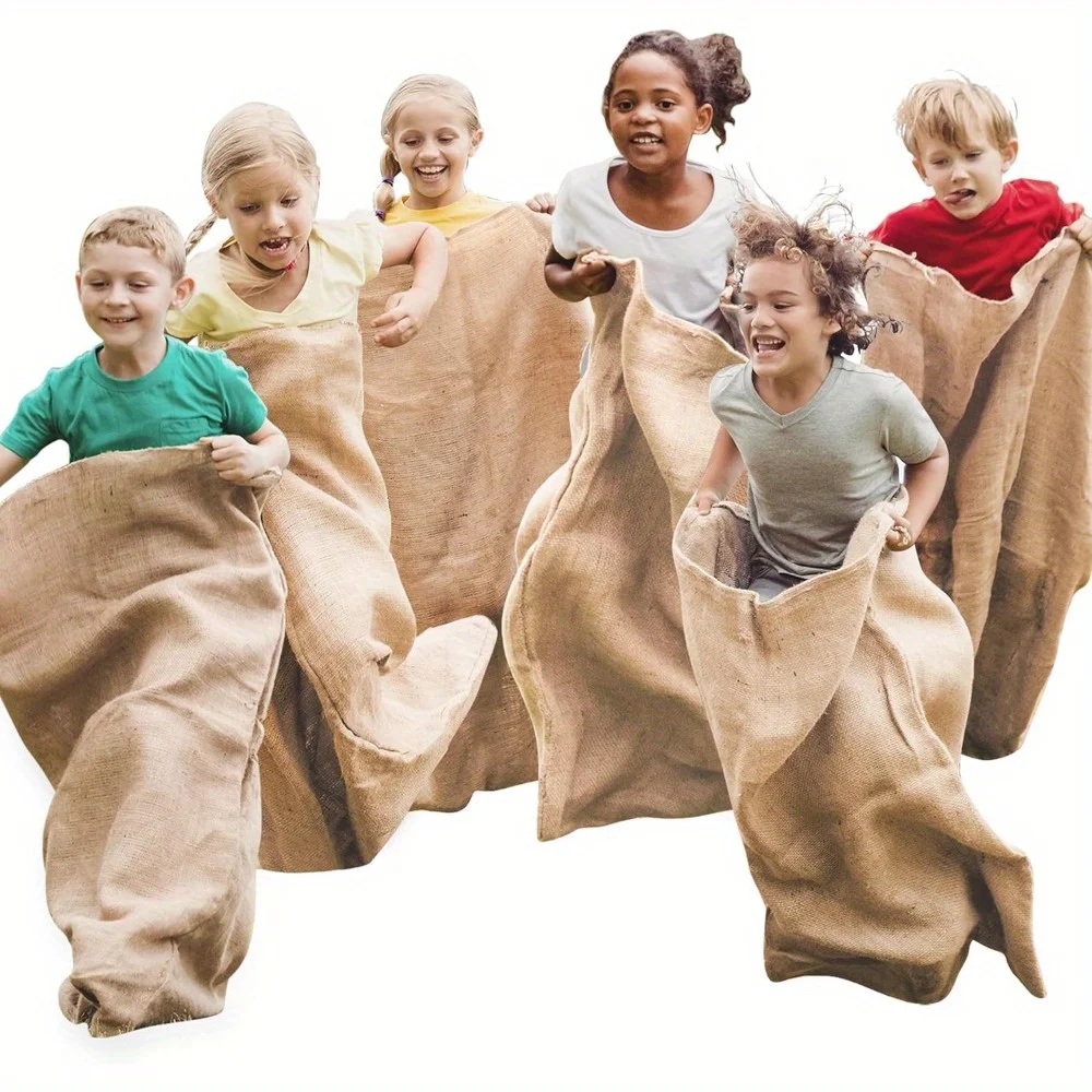 6 Pack Large Burlap Potato Sack Race Bags 39" x 25" Potato Sacks Racing Bags for Kids & Adults Family Reunion
6 Pack Large Burlap Potato Sack Race Bags 39" x 25" Potato Sacks Racing Bags for Kids & Adults Family Reunion