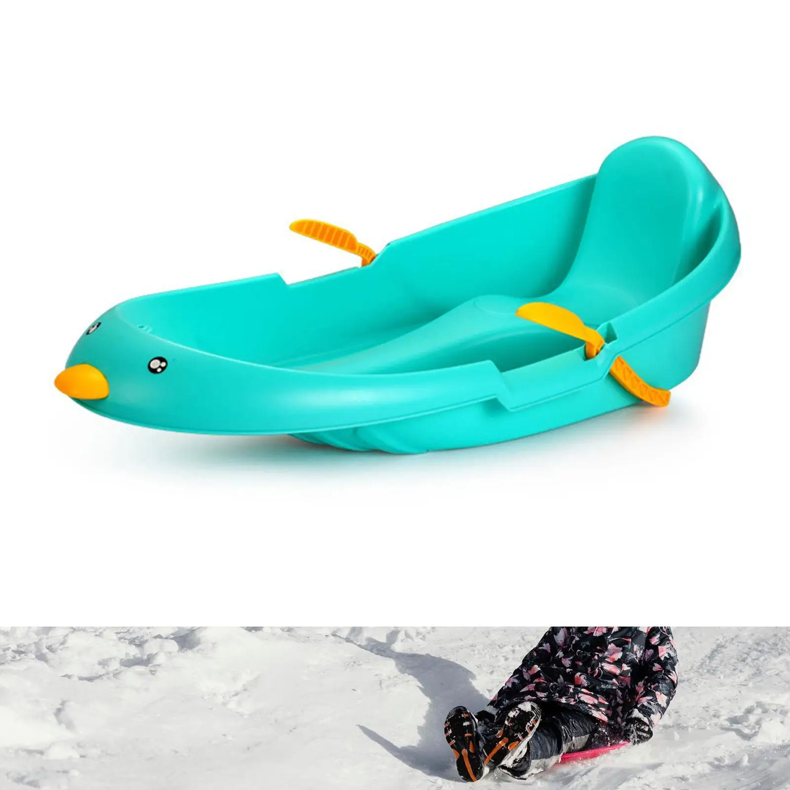 Snow Sled with Brake Multifunctional Portable Outdoor Sturdy Grass Sled Snow Sledge for Downhill for Children Kids Girls Boys
Snow Sled with Brake Multifunctional Portable Outdoor Sturdy Grass Sled Snow Sledge for Downhill for Children Kids Girls Boys