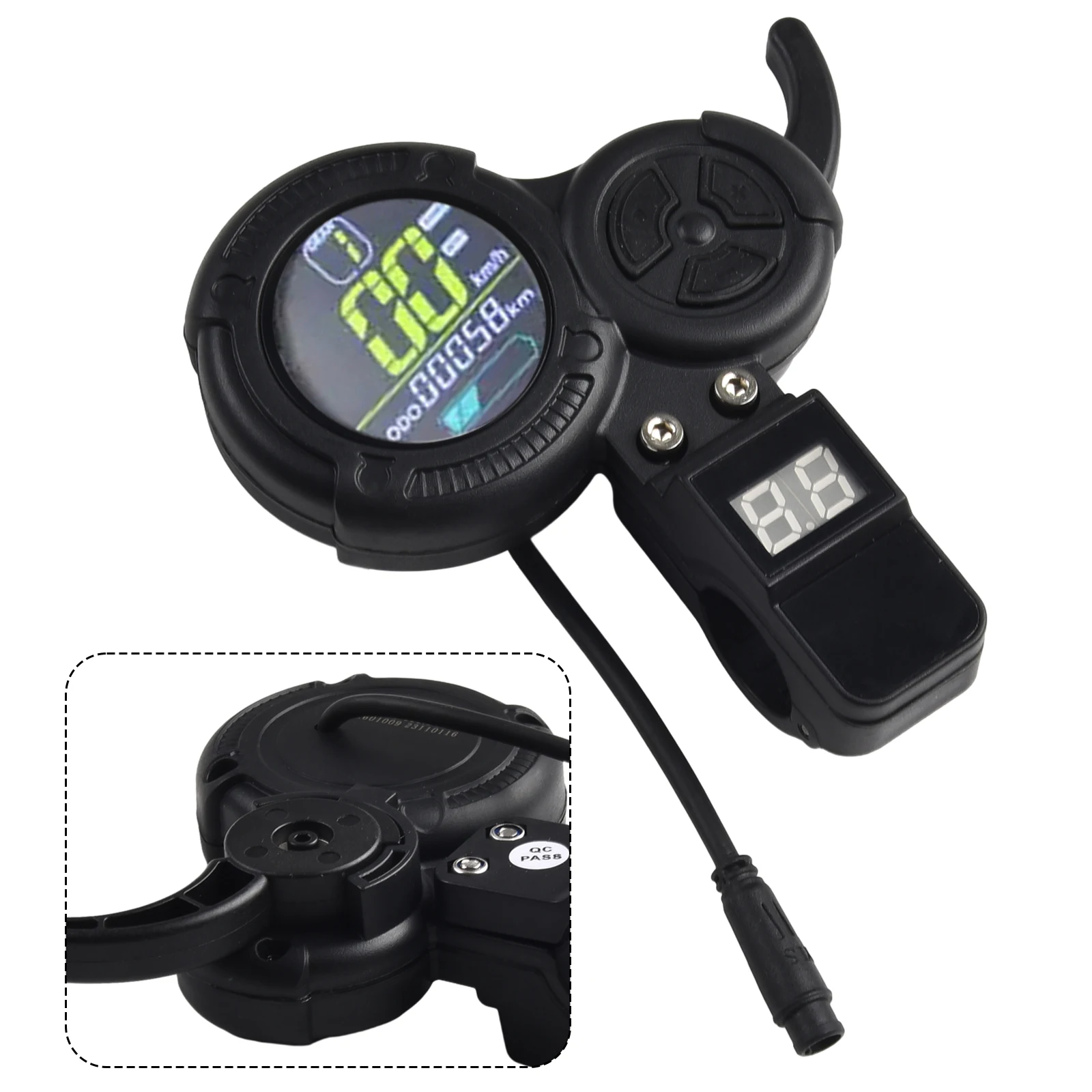 Scooter LCD Display LCD Display Throttle 6 Pin Connector ABS Material Construction Basic Status Display For 8X Z8PRO
Scooter LCD Display LCD Display Throttle 6 Pin Connector ABS Material Construction Basic Status Display For 8X Z8PRO