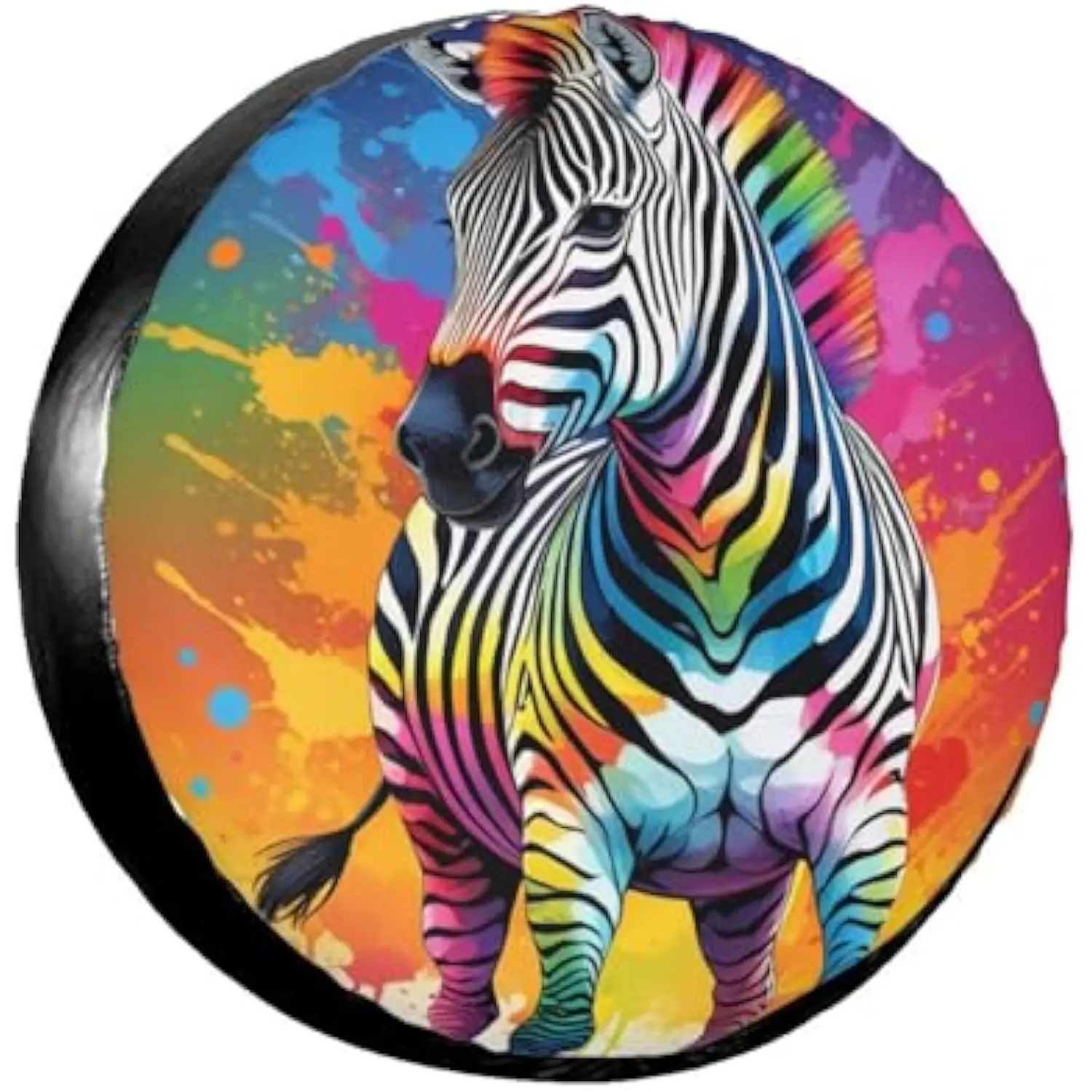 Colorful Rainbow Zebra Tire Cover Durable Vinyl Protector For RV SUV Truck Trailer Spare Wheel
Colorful Rainbow Zebra Tire Cover Durable Vinyl Protector For RV SUV Truck Trailer Spare Wheel