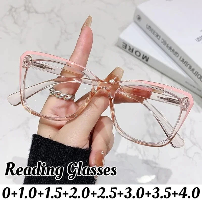 Unisex Fashion Transparent Frame Reading Glasses Men's and Women's Fashion Large Frame HD Anti-blue Light Farsighted Glasses
Unisex Fashion Transparent Frame Reading Glasses Men's and Women's Fashion Large Frame HD Anti-blue Light Farsighted Glasses
