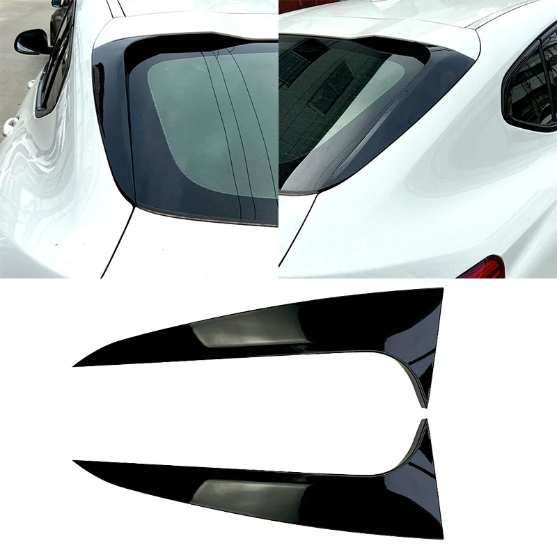 1 Pair Rear Side Window Spoiler Lip Wing ABS Gloss Black Body Kits for BMW X4 G02 2019 2020-2023
1 Pair Rear Side Window Spoiler Lip Wing ABS Gloss Black Body Kits for BMW X4 G02 2019 2020-2023