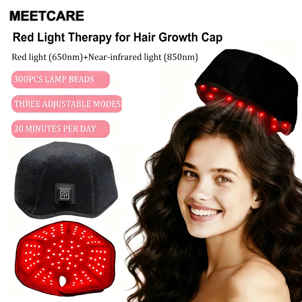 Red Light Therapy Cap with 660nm 850nm 100pcs Lights 300 Chips LED Red Near Infrared Red Light Hair Fast Growth For Hair Treatme
Red Light Therapy Cap with 660nm 850nm 100pcs Lights 300 Chips LED Red Near Infrared Red Light Hair Fast Growth For Hair Treatme